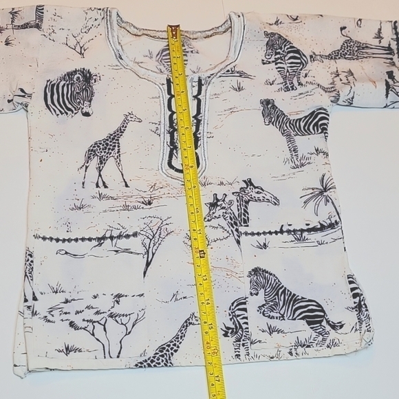 ANKARA* AFRICAN SAFARI Boy's Shirt | Sz 5 - Picture 7 of 10